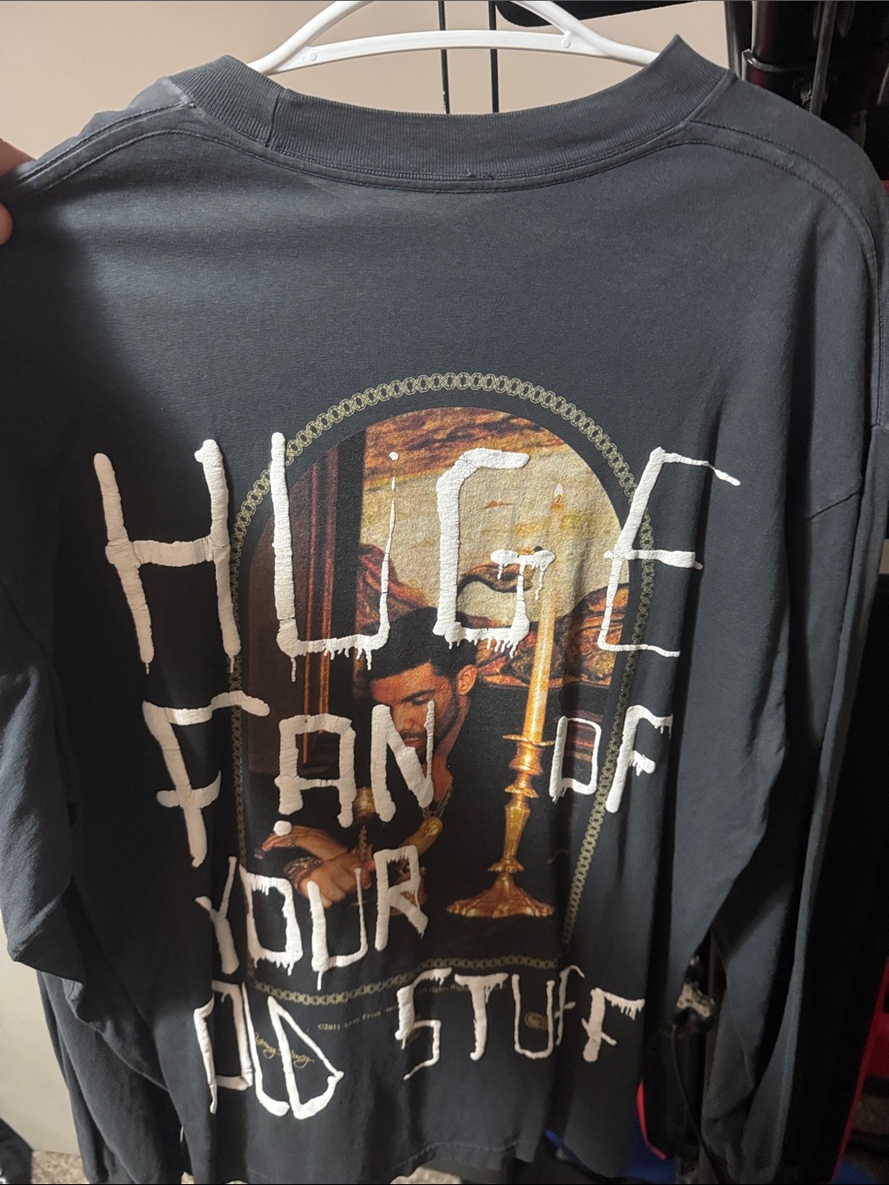 Drake related limited edition Take CareHonestly Nevermind Graphic LongSleeve Tee